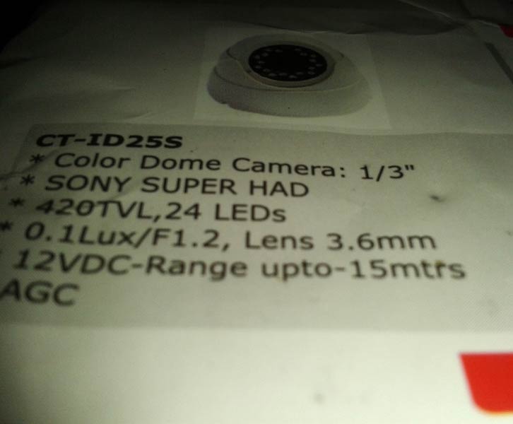 I R Dome Camera