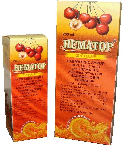 Hematop, Dry Syrups
