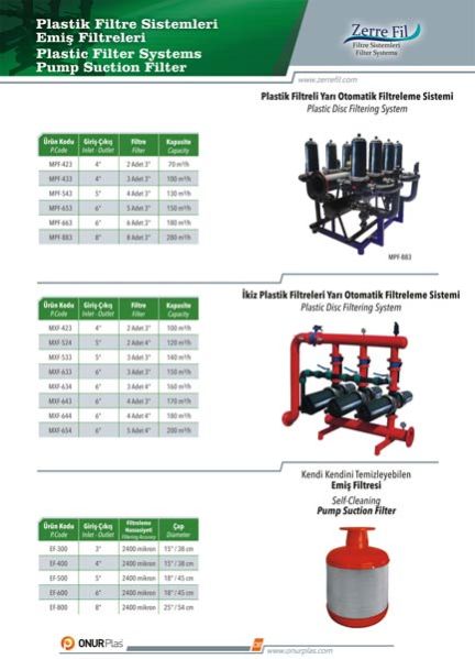 Suction Pump Filters