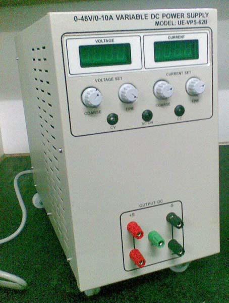 0-48V/0-10A REGULATED DC POWER SUPPLY