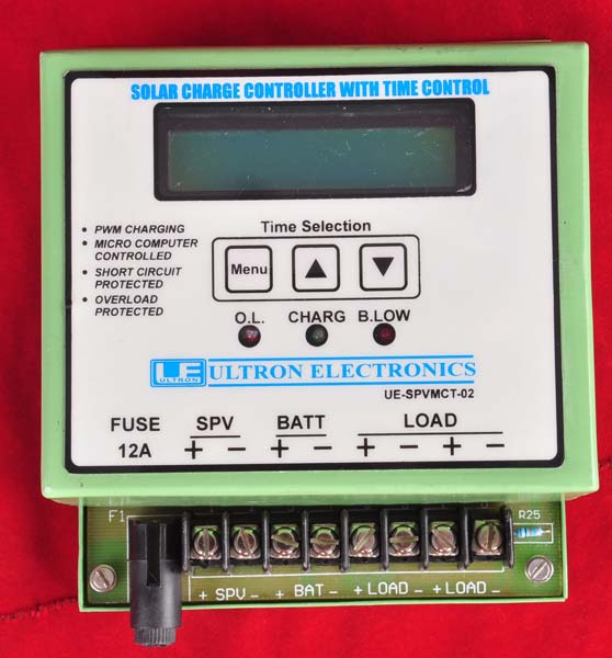 SOLAR CHARGE CONTROLLER  WITH TIMER