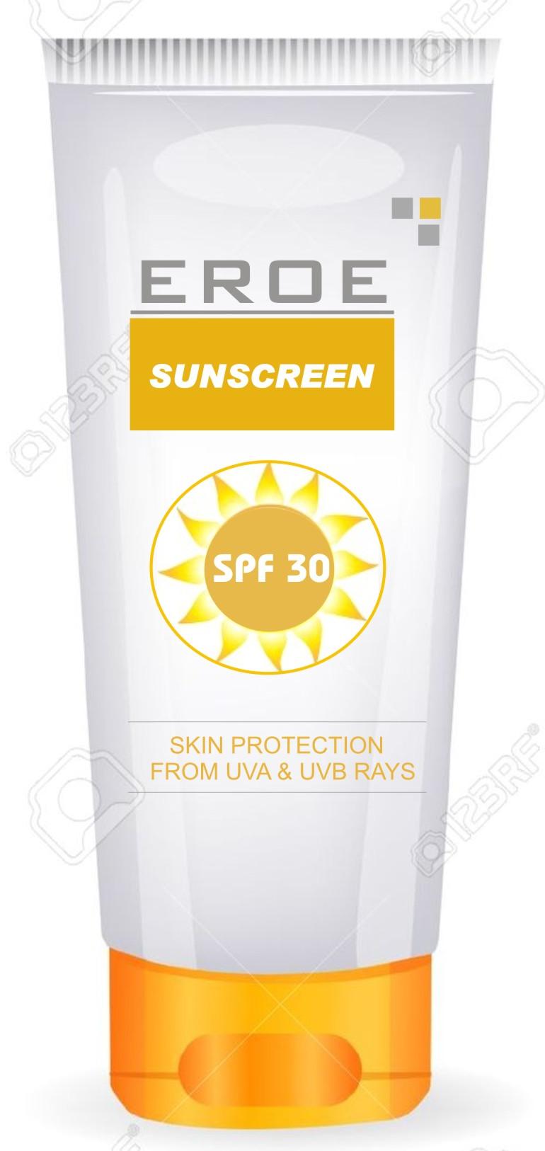 Eroe Sunscreen Spf 30, Certification : ISO 9001- 2000, GMP