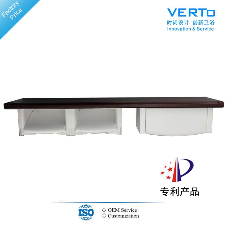 Red Wood Paper Holder