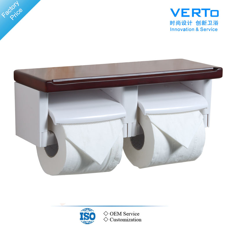 Wood Toilet Paper Holder
