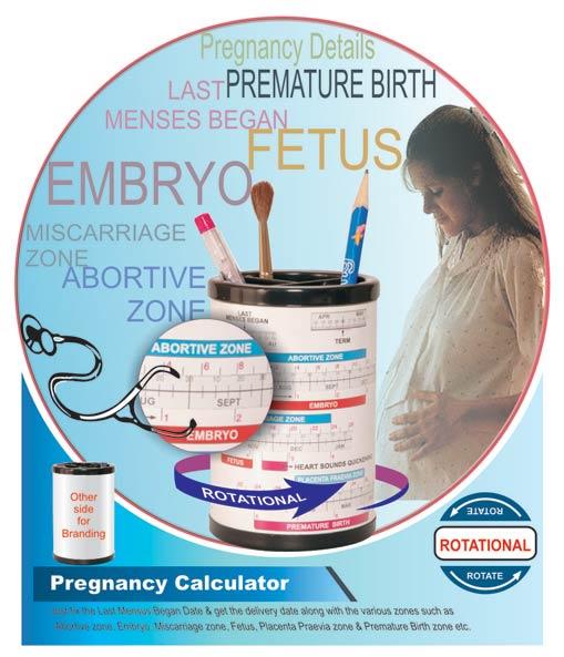 Pregnancy Calculator Pen Stand