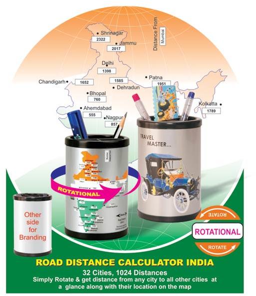 Road Distance Calculator India Pen Stand