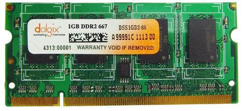 Dolgix Laptop DDR2 1 GB