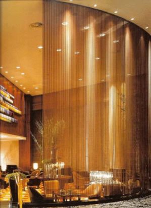 Hand Woven Decorative Metal Drapery Curtain Manufacturer