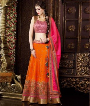 Chiffon Lehenga