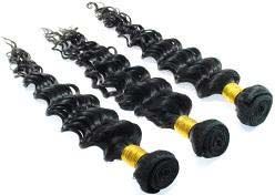 Deep Wave Indian Virgin Remy Weft Hair Extension