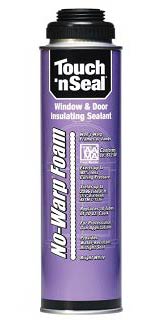 Touch n Seal No Warp Window and Door Foam