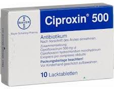 Ciproxin Ciprofloxacin Tablets