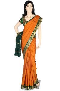 pure crepe saree