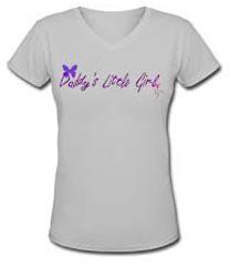 Girls V Neck T Shirt