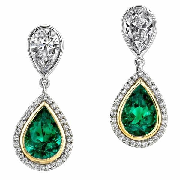 Emerald Earrings at Best Price in Delhi | Glimmers Impex