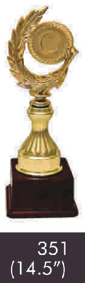 Wooden 351 14-5 Inches Trophy, Feature : Durable