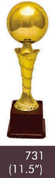 731 11-5 Inches Trophy, Color : Golden