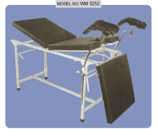 WM 5252 Obstetric Delivery Table 3 Section Top