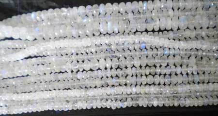 Rainbow Moonstone Faceted Beads