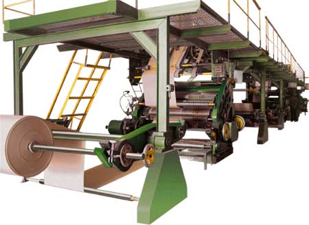 3/5 Ply Automatic Online Corrugated Board Making Plant