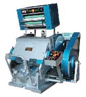 Platen Die Cutting Machine with Hot Foil Attachment