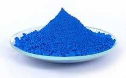 blue pigment powder