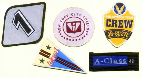 Polyester Woven Badges