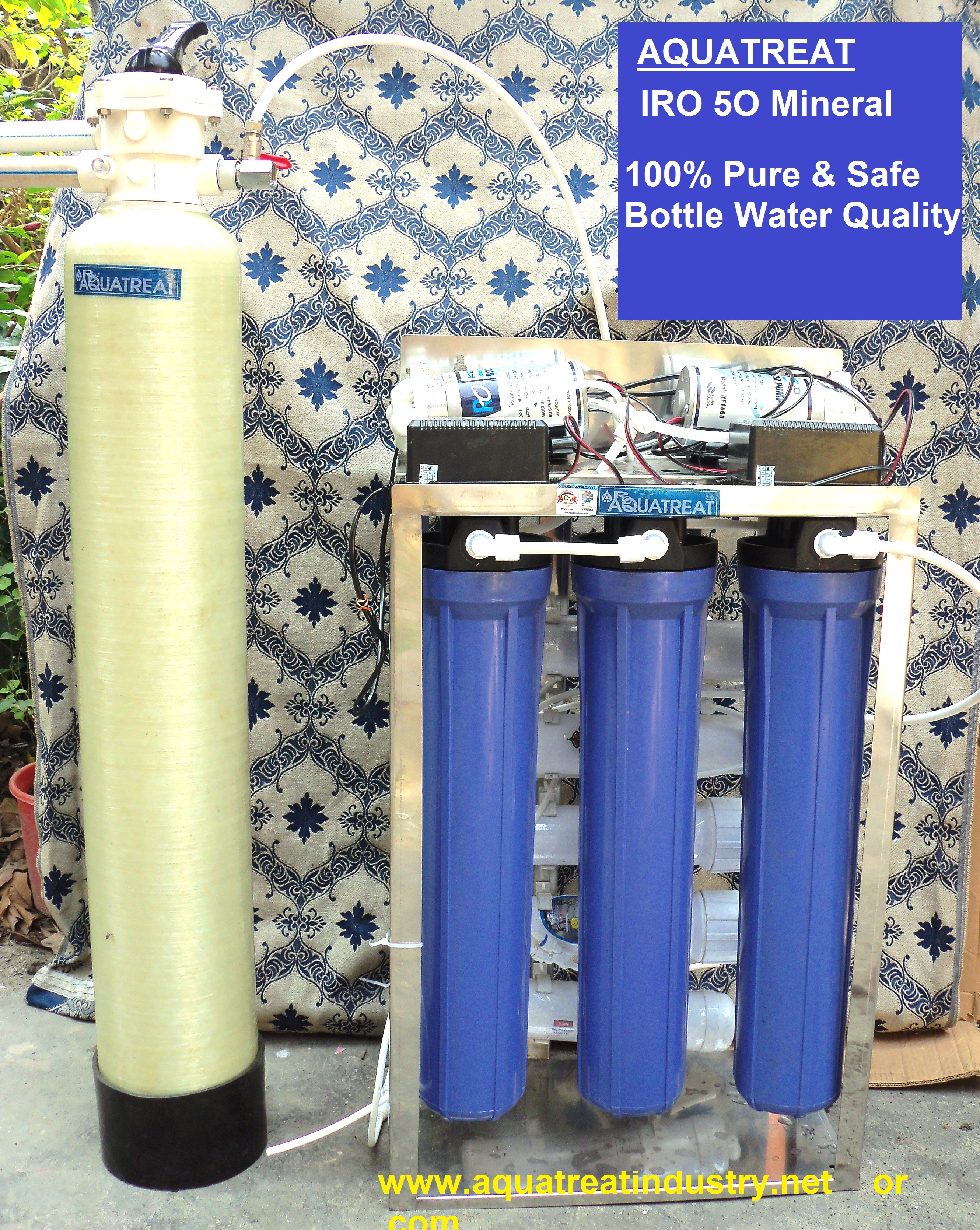 Mineral Water Purifier Ro 50lph