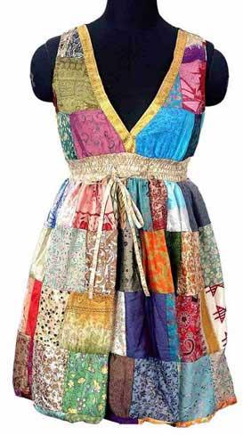 100%-Silk-Vintage-Sari-Patch-Tops