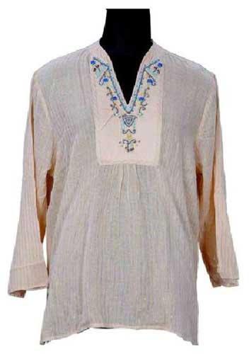 Cotton-hand-embroidered-lurex-kurti-top