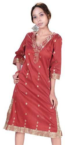 Vintage Sari Ladies Kurti