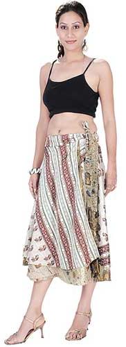 Vintage Sari Wrap Skirts VSWS-02