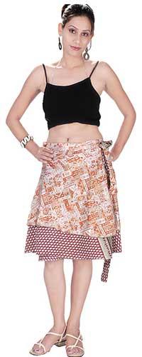 Vintage Sari Wrap Skirts VSWS-07