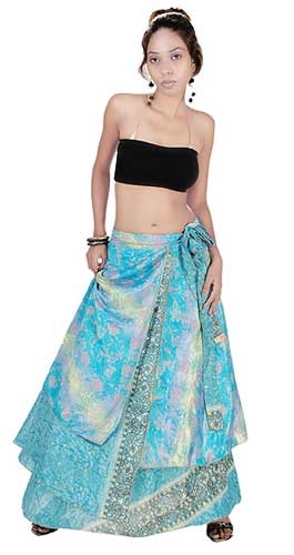 Vintage Sari Wrap Skirts VSWS-08