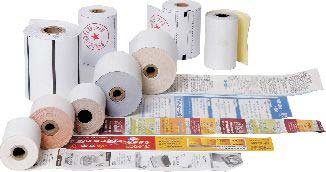 Plain thermal paper rolls, Width : 4inch, 5inch, 6inch