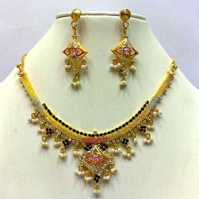 Stone Necklace Sets -91