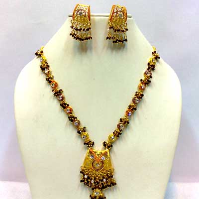 Ajanta Stone Necklace Sets- 94