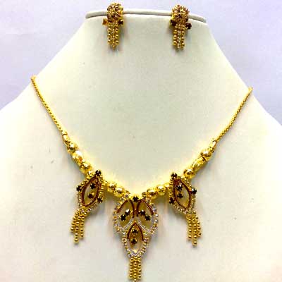 Stone Necklace Sets Kinjal - 90