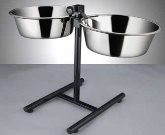 Adjustable Double Dinner Stand