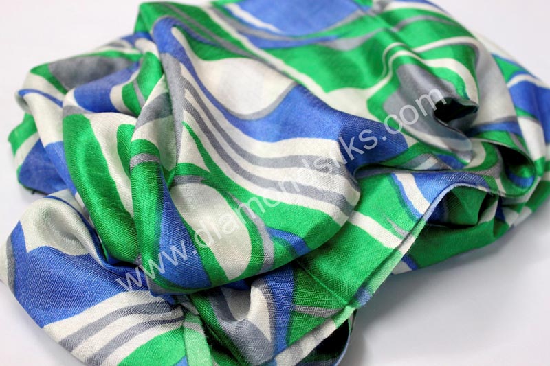 Printed Handmade Silk Scarves, Technics : Attractive Pattern, Washed