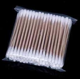 Disposable Wooden Stick Cotton Swab