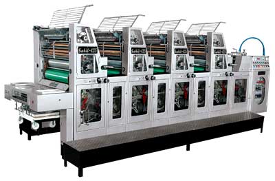 colour offset printing machine