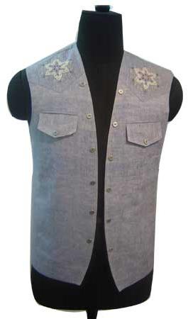Designer Waist Coat -(jeans V. Coat)