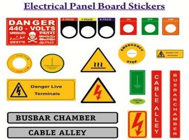 Electrical Panel Board Sticker