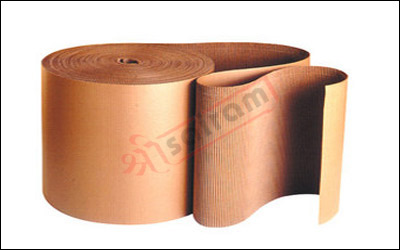 Brown Kraft Paper Corrugated Roll, Pattern : Plain