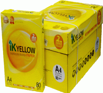 Ik Yellow A4 Copy Paper
