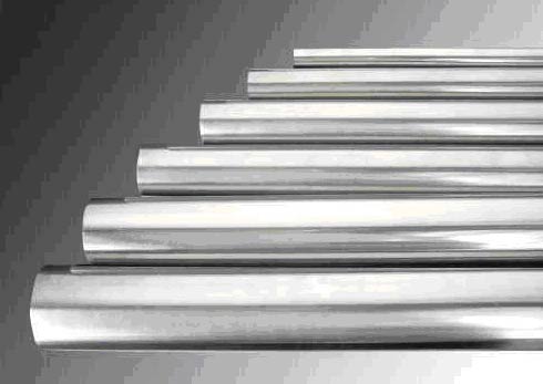 Polished Stainless Steel Round Pipes, Color : Silver