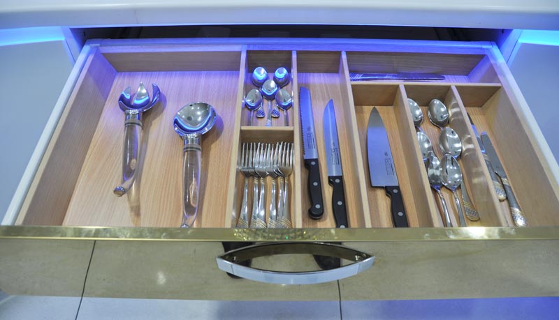 Wooden Cutlery Tray System