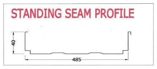Standing Seam Roof Profile