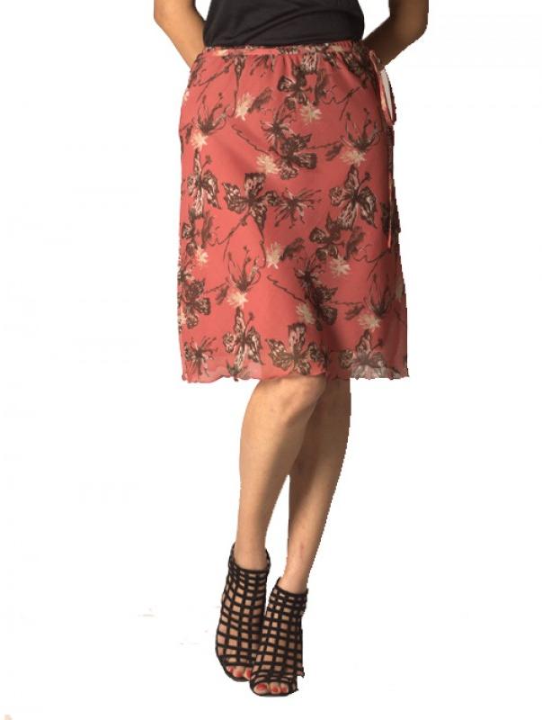 Chiffon Printed Skirt